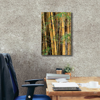 «Bamboo Forest» par Nicole Dell, art mural sur toile