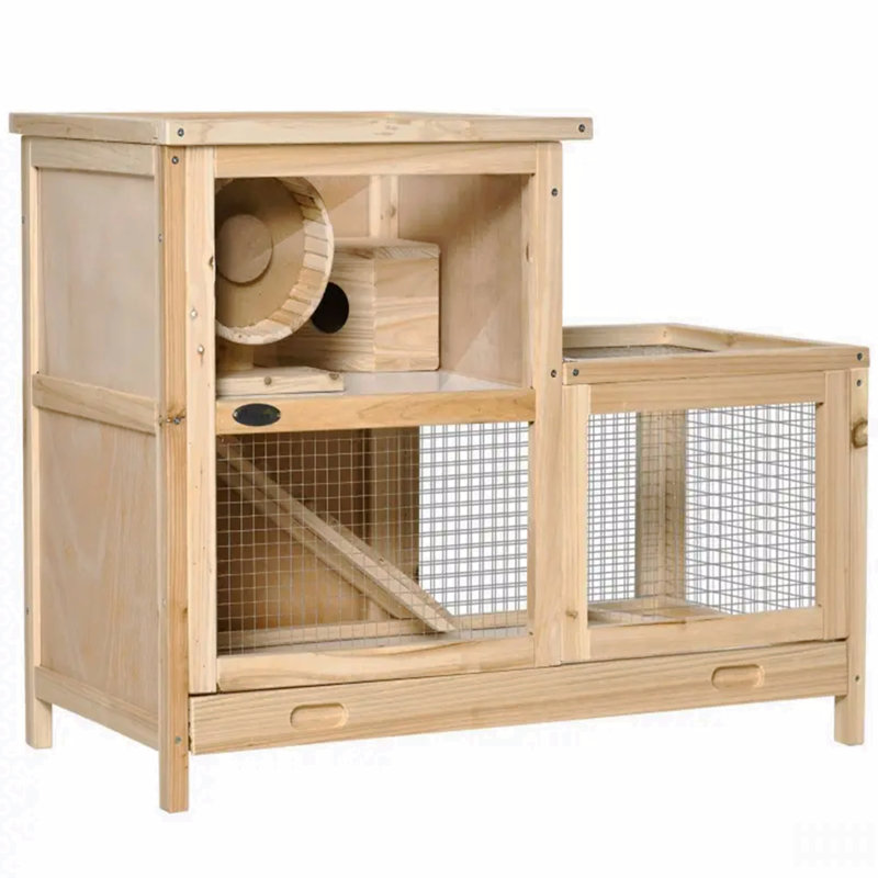 Cage à hamster à 2 niveaux