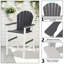 Tabouret de bar en PEHD Adirondack-2112387333