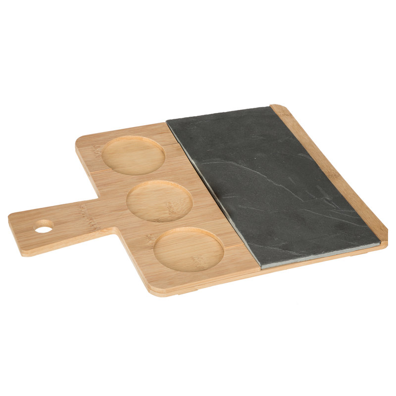 Symple Stuff Bridie Bamboo Condiment Server