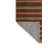 Machine Washable Horizontal Stripes Brown Area Rug-1568716521