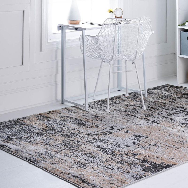 Abstract Indoor Rug, Rectangle 8' x 11'