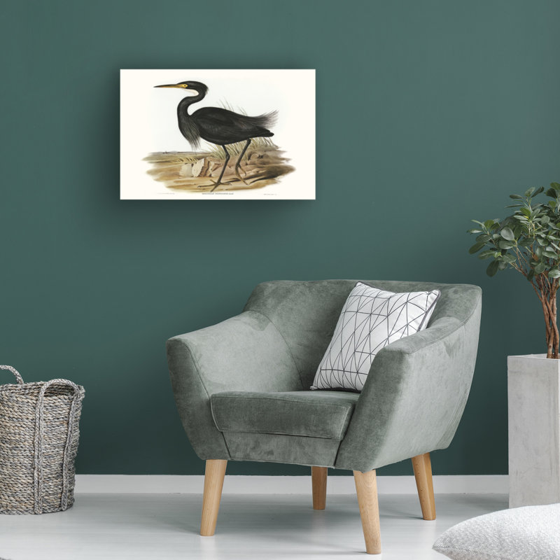Bologle «Majestic Waterbird IV» sur un cadre, H 22 po x l 32 po