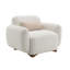 Chaise d'appoint pivotante, idéale pour le salon ou la chambre à coucher