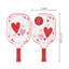 Plateau de jeu de cornichon 15 3/4 po 15, Valentines Hearts