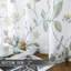 Ensemble de 2 panneaux de rideaux diaphanes à motif floral avec passe-tringle-243059544-259993492