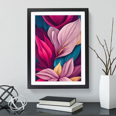 Snazzy Flowers - Framed Print