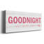 Princesse Goodnight sur toile, art textuel-784435220