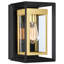 Deshwana Gold/Matte Black 30cm H Outdoor Wall Lantern