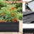 Galvanized Metal Raised Garden Bed 4X3x1ft, Black Kit For Vegetable And Flower Planting In Balconies Parks 4X3x1ft Bed, Planter With Open Base To Water Accumulation Outdoor Areas-2044357377