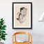 Portrait of a Woman Vol.8 by Egon Schiele - Framed Print-62759030-62759035