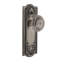 Grandeur Parthenon Plate Passage with Circulaire Door Knob-851310208-851310209