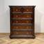 Armoire d'appoint en bois massif brun noisette