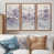 Toile avec cadre flottant brun