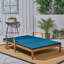 Chaise longue double avec côtés entièrement réglables