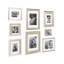 Ensemble de cadres à photos en plastique biseauté 8 pièces de style galerie Syston-373378161