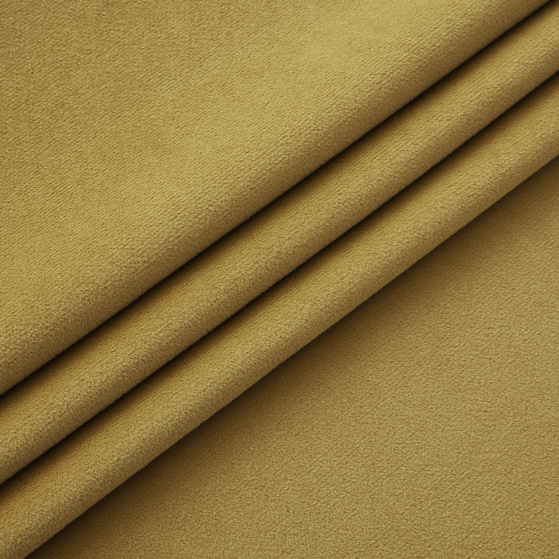 Brushed Velvet Solid Color Metal Grommets Blackout Curtain Panels, 52" W x 108" L