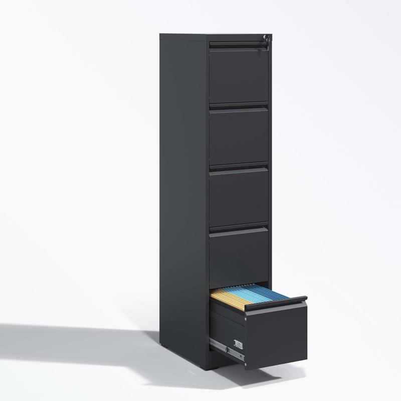 Classeur Melvene 14,96 po, Noir