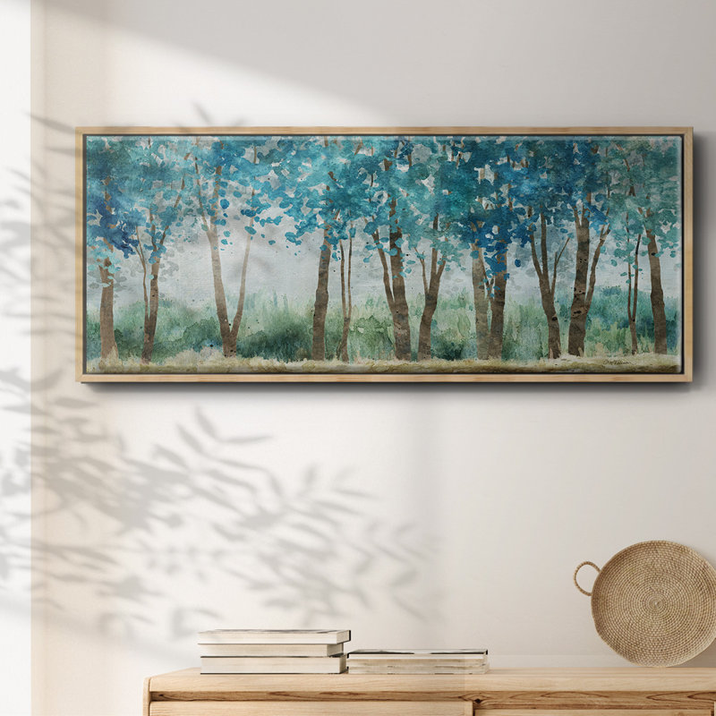 Sunwashed Grove- Framed Canvas, 24" H x 60" W
