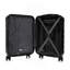 14 "/ 20" 2 pièces / ensemble dans un bagage à roulettes en ABS, avec serrure à combinaison, étui à cosmétiques 14 "