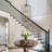 Aissa 8-Light Dimmable Modern Stairway Geometric Cage Chandelier