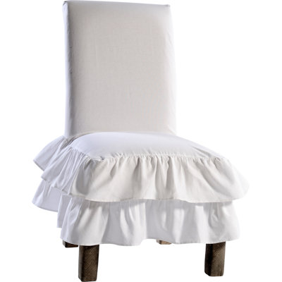 Cotton Box Cushion Dining Chair Slipcover