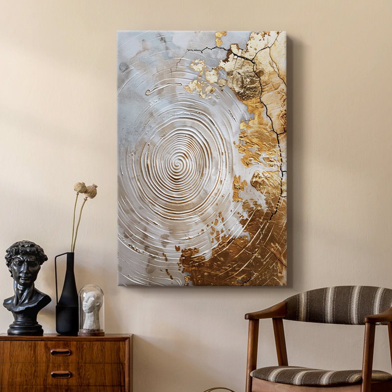 ABSTRACT Series CXLVI - Cavas de galerie sur mesure, H 60 po x l 40 po