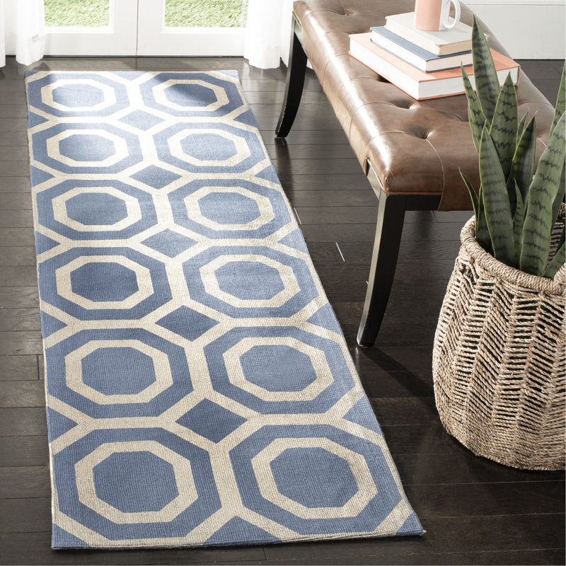 Columbus Circle Cedar Brook Hand Loomed Jute Geometric Rug, Runner 2'3" x 8'