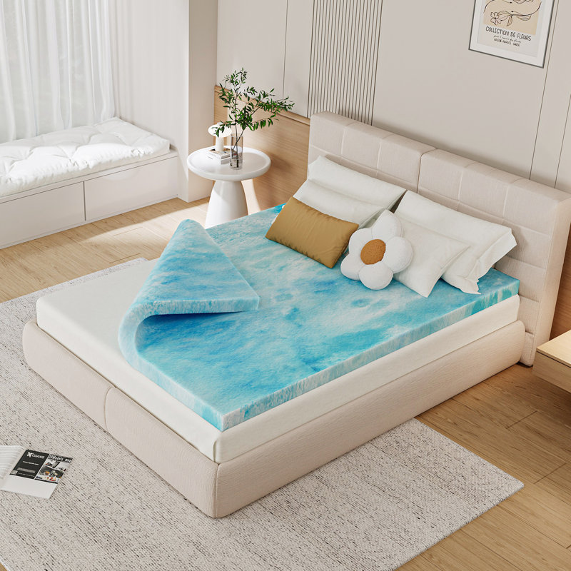 Surmatelas en mousse viscoélastique 3 "Wufram Alwyn Home, Grand