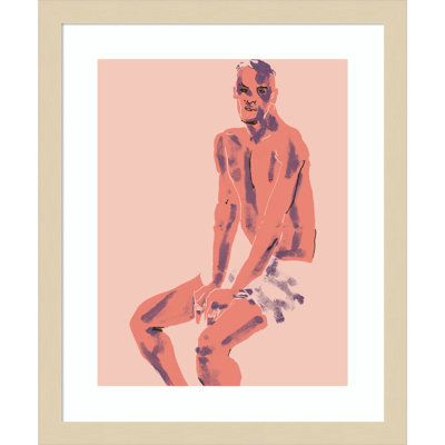 Olender "A Man Posing" Print