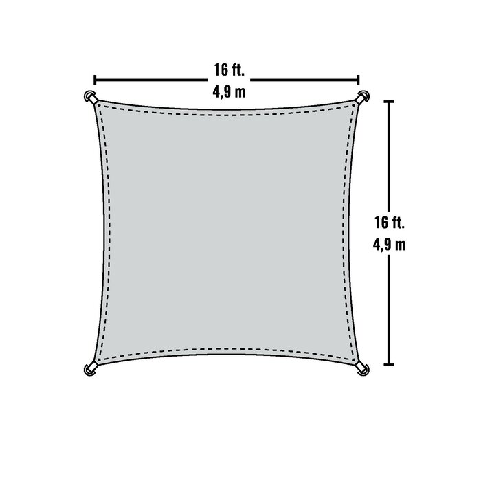 ShelterLogic Square Shade Sail & Reviews | Wayfair