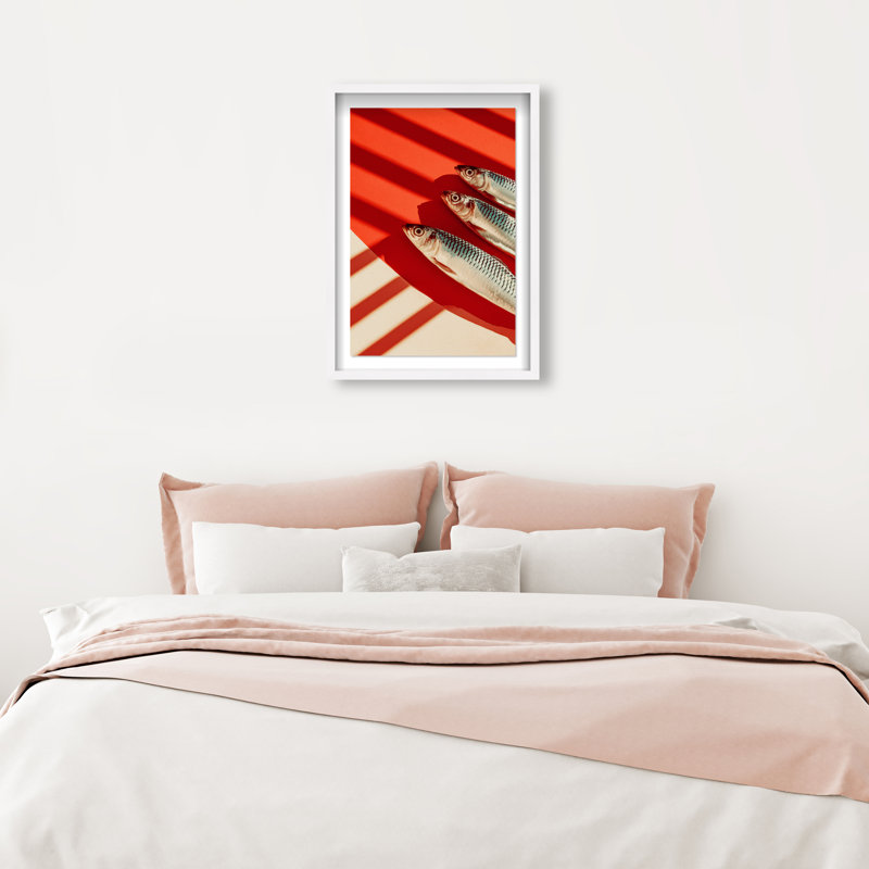 Coast Catch Print by Oliver Gal, 25.5"H x 17.5"W, White Shadowbox