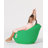 Premium Garden Bean Bag Chair, Solid Green, 23.6 x 23.6 x 9.8 inches | 100% Waterproof Polyester, 100% Original Bead Styrofoam Filling | Hidden Zipper, Maximum Weight Capacity: 440 lbs | Perfect for Outdoor Relaxation & Entertainment-79059097