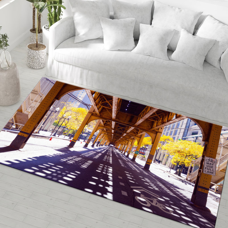 Stylish Soft Pile Rug Featuring a Vibrant Floral Design to Enhance the Beauty of Your Living Space, Rectangle 1'8" x 2'4"