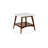 Marble End Table With Shelf