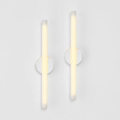 2 - Light Flush Mounted Sconce