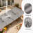 Bench Cushion for Outdoor , Waterproof  Tufted Outdoor Bench Cushion,  Patio Bench Pad for Outdoor/Indoor Chair, 42x16x4in,Silver-1090846225-1090846236