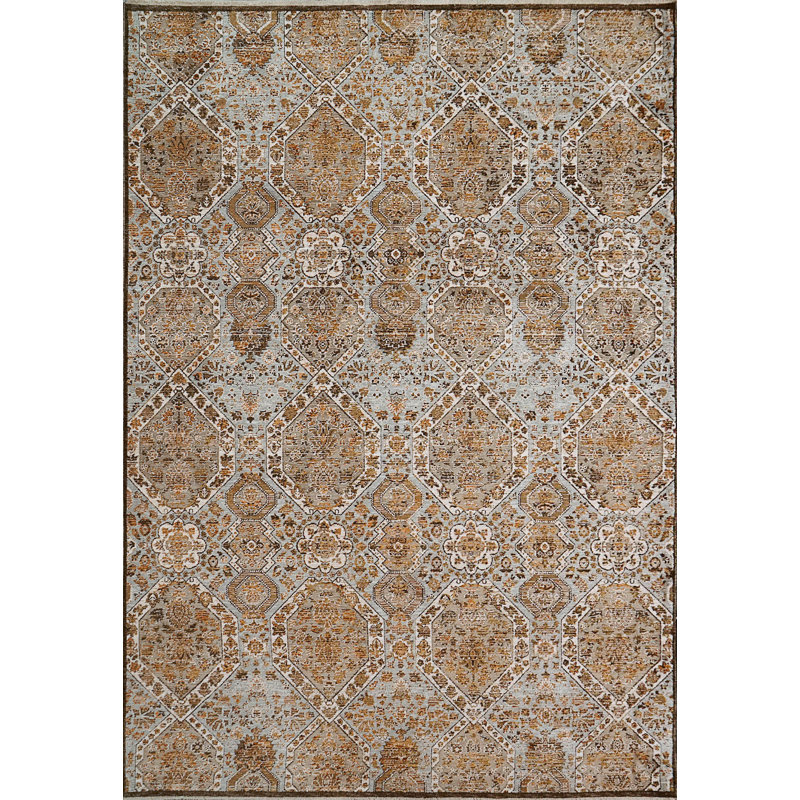 Cullen 5700-508 bleu / beige, Rectangle 9 pi x 12 pi 6 po