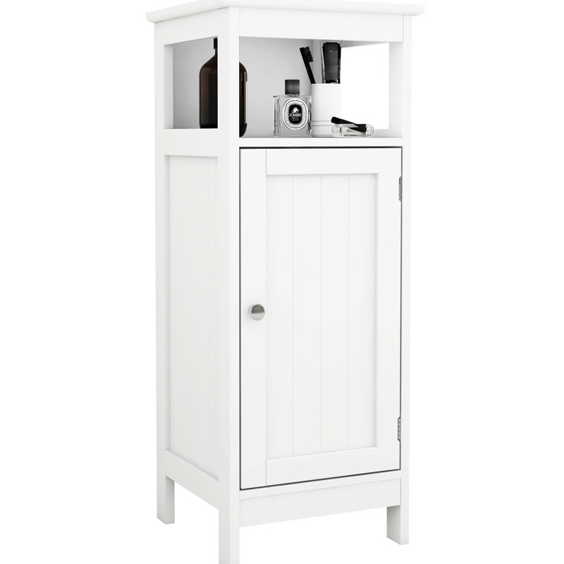 Bathroom Cabinet With Finish - Improves Appearance White Cabinetry Functional Storage Solution