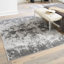 Tapis gris à motif géométrique Brantly-750282251
