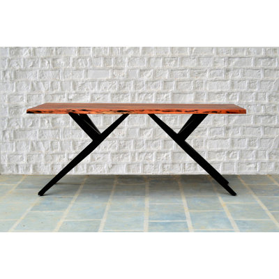 Winburn Acacia Solid Wood Top Dining Table