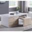 Table basse rectangulaire avec table coulissante