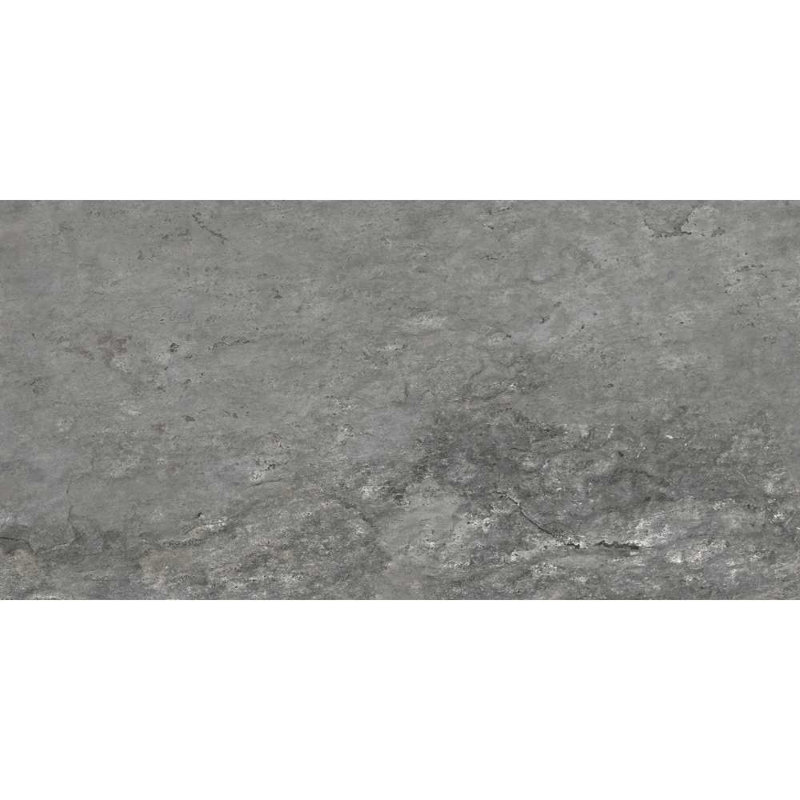 Wells Stone 12" x 24" Porcelain Stone Look Wall & Floor Tile, Gray