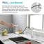 Robinet d'évier de cuisine à poignée simple avec accessoires-82675975