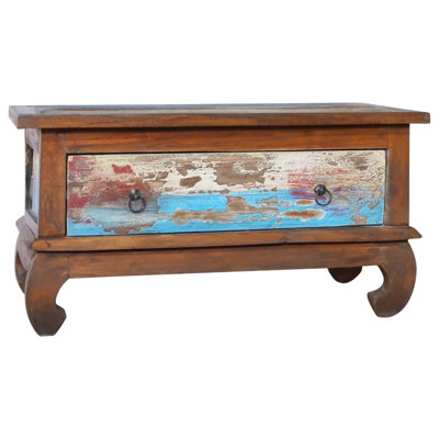 Holst Solid Wood Four Leg Coffee Table with Storage