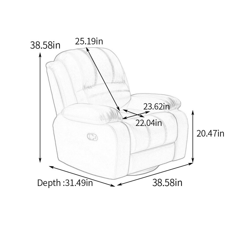 Shontisha Recliner, Green