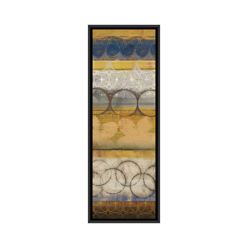 Reproduction d'art graphique sur toile tendue «Mellow II» par Allison Pearce, H 36 po x l 12 po x P 1,5 po