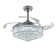 Presnell Dimmable Crystal Ceiling Fan with LED Lights and Remote Control