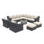 Eloisa Wicker 11 - Person Patio Conversation Sets with Cushions-2142278110