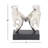Polystone Hands Decorative Silver Sculpture